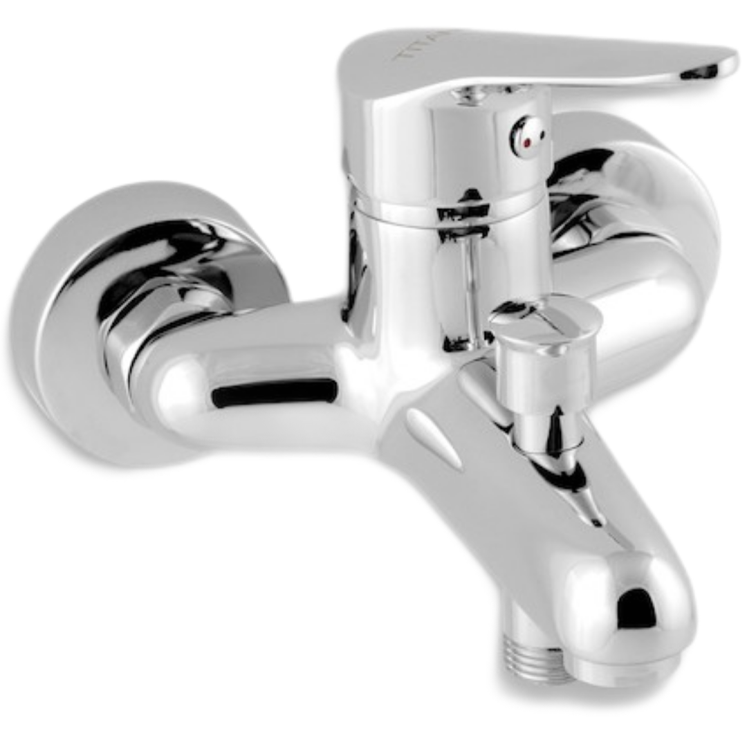 Vanová baterie Novaservis Titania Iris New bez sprchového setu 100 mm chrom 94424/1.0 Novaservis