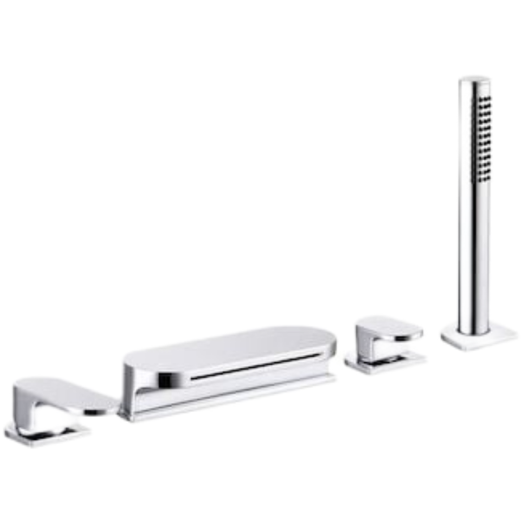 Vanová baterie Ravak Chrome CR025.00 se sprchovým setem chrom X070073 Ravak