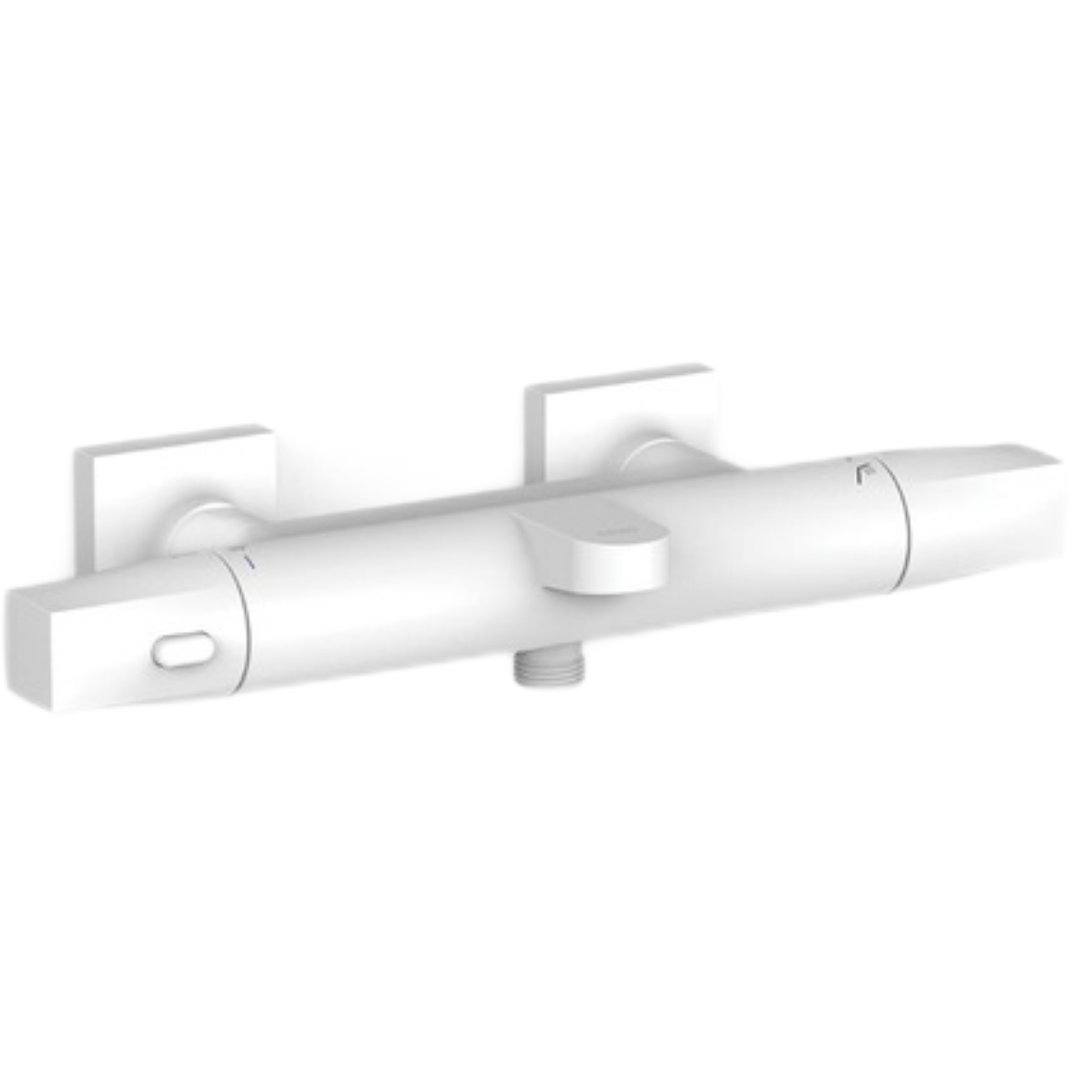 Vanová baterie TRES Over-Wall bez sprchového setu 150 mm bílá mat 19017405BM TRES