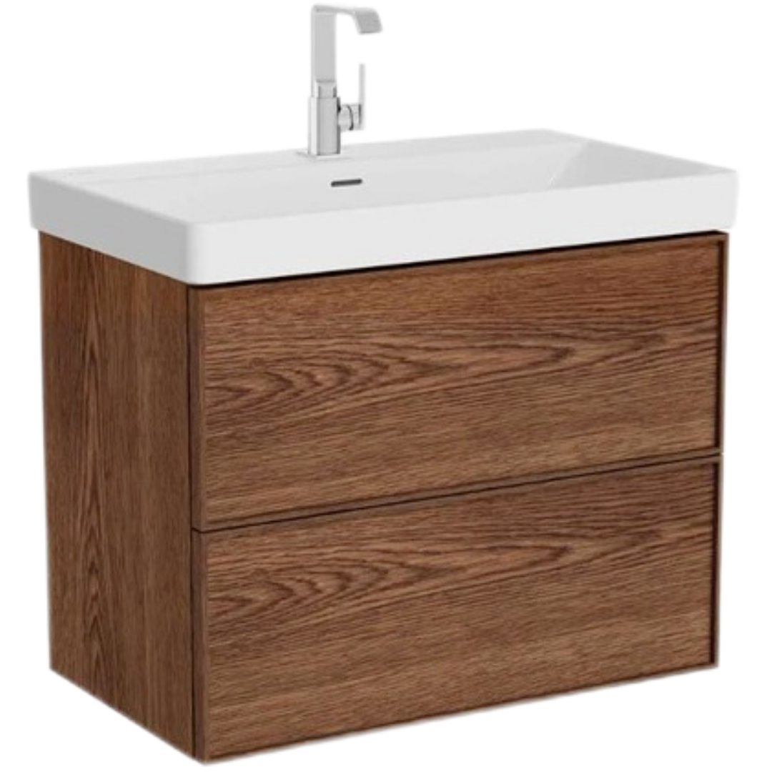 VitrA Metropole Edge koupelnová skříňka s umyvadlem 78x48x60 cm ořech 67 151 VitrA