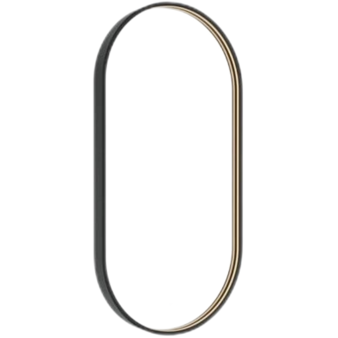 Zrcadlo se senzorem Nimco 40x80 cm černá matná ZPC32002LVX90 Nimco