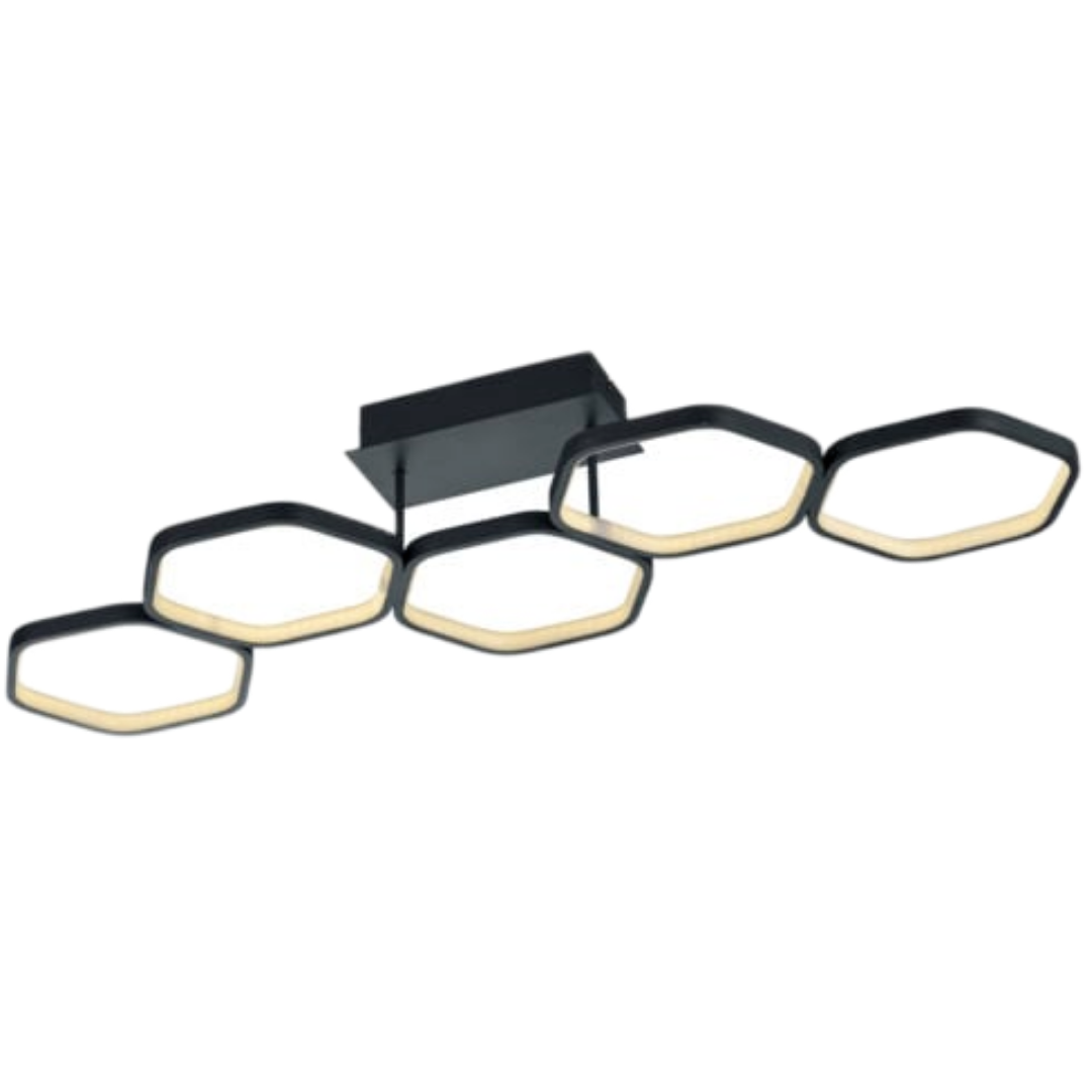 Reality Vigo led stropní osvětlení antracit r62055142 RER62055142 Reality