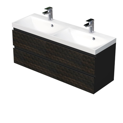 Koupelnová skříňka s umyvadlem SAT Cube Way 120x47