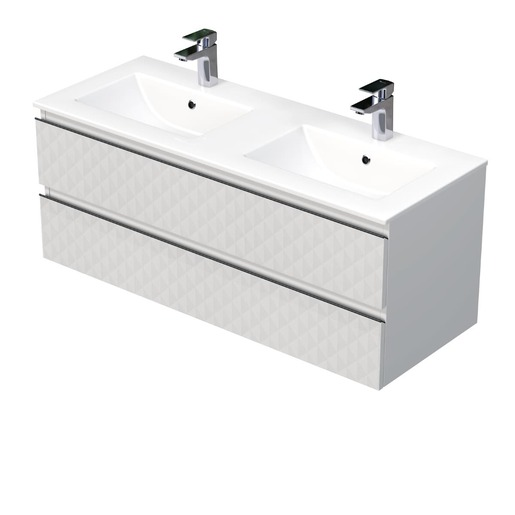 Koupelnová skříňka s umyvadlem SAT Cube Way 120x47