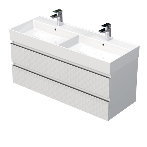 Koupelnová skříňka s umyvadlem SAT Cube Way 120x47