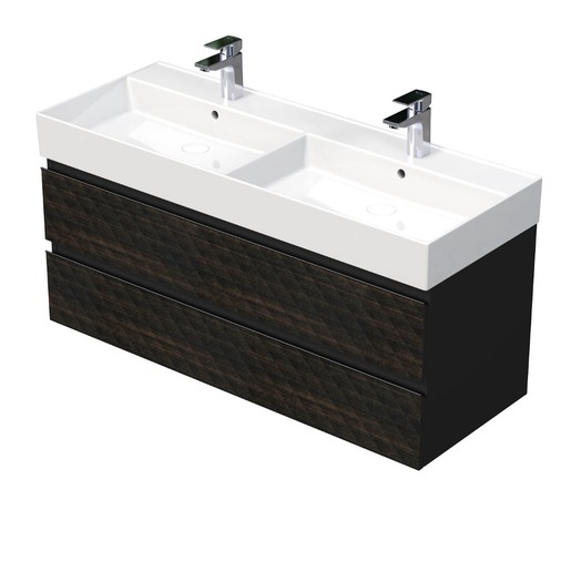 Koupelnová skříňka s umyvadlem SAT Cube Way 120x47