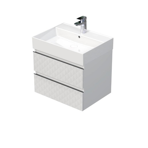 Koupelnová skříňka s umyvadlem SAT Cube Way 60x47