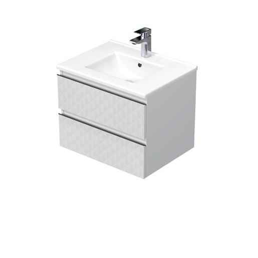 Koupelnová skříňka s umyvadlem SAT Cube Way 60x47