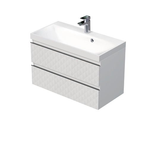Koupelnová skříňka s umyvadlem SAT Cube Way 80x47