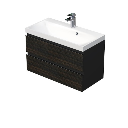 Koupelnová skříňka s umyvadlem SAT Cube Way 80x47
