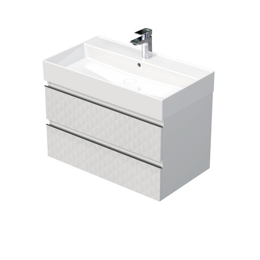 Koupelnová skříňka s umyvadlem SAT Cube Way 80x47