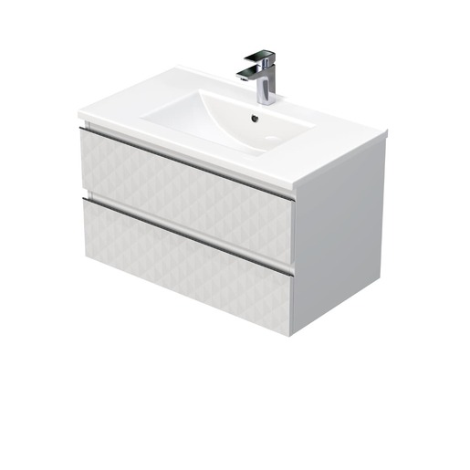 Koupelnová skříňka s umyvadlem SAT Cube Way 80x47
