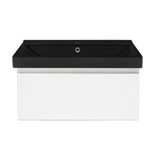 Koupelnová skříňka s umyvadlem SAT Evolution 78x30x45 cm bílá mat SATEVO80WMU1MB SAT