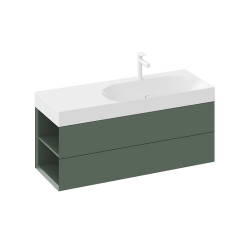 Ravak Lite skříňka pod umyvadlo bez umyvadla 120x43x45 cm grey green X000001882 Ravak