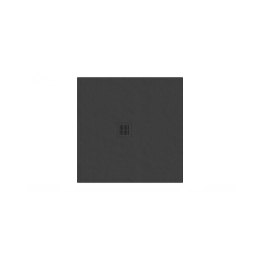 Ravak Slate Pro sprchová vanička čtvercová 80x80 cm litý mramor černá XA034433010 Ravak