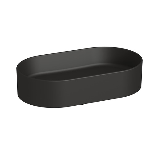 Jika Astra umyvadlo na desku 53x31 cm černá mat bez otvoru pro baterii