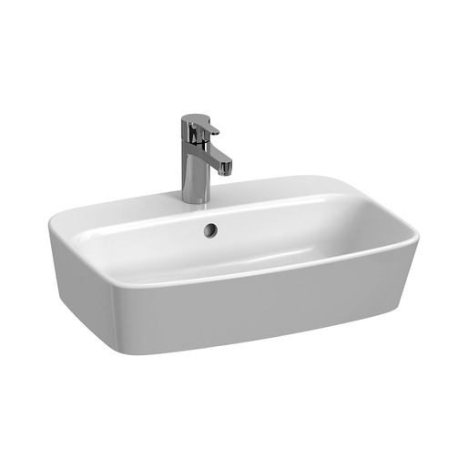 Jika Lyra Plus umyvadlo na desku 55x40 cm mat otvor pro baterii uprostřed H8183827571041 Jika