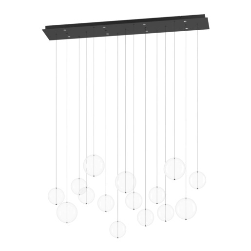 LED Závěsné osvětlení Eglo ESPARDELLO černá 390334 Eglo