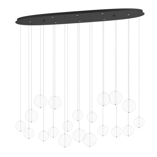 LED Závěsné osvětlení Eglo ESPARDELLO černá 390344 Eglo