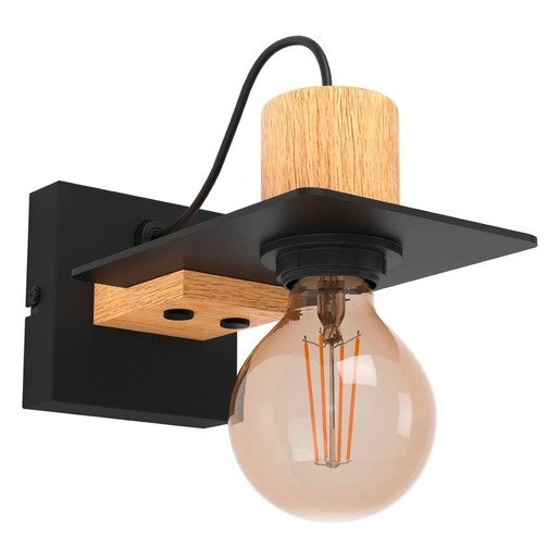 Nástěnná lampa Eglo BRAMERTON černá 43753 Eglo