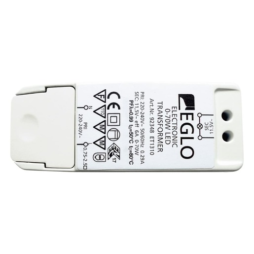 Příslušenství Eglo ELEKTR.TRAFO bílá 92348 Eglo
