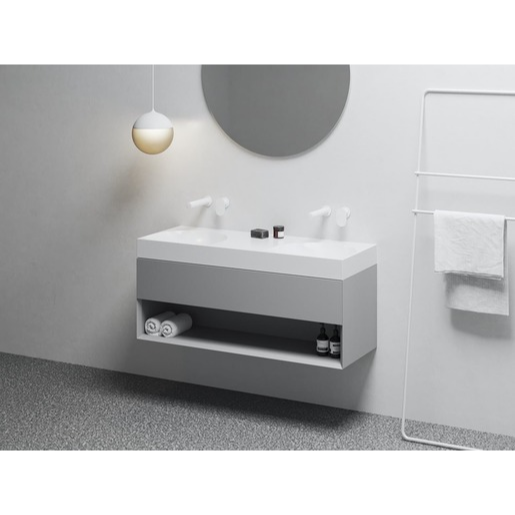 Ravak Lite skříňka pod umyvadlo bez umyvadla 120x43x45 cm smoke grey X000001871 Ravak