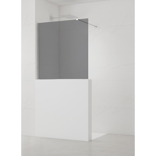 Sprchová zástěna SAT Walk-in 90x100 cm na sníženou příčku SATWIS90KS SAT