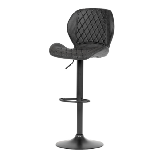 Barová židle Autronic černá látka AUB-431 BK3 Autronic