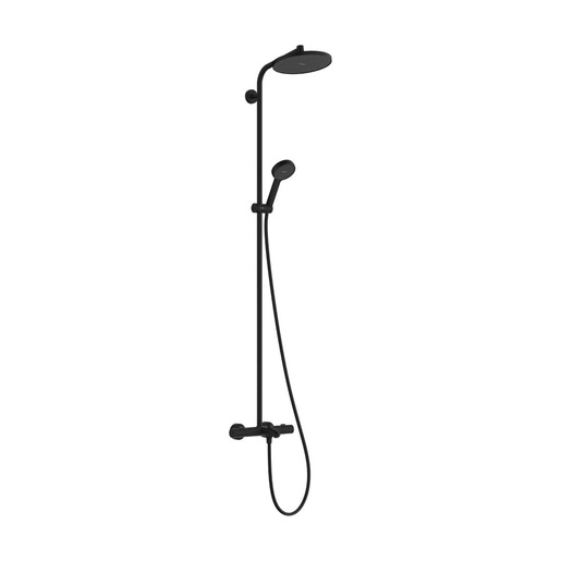 Hansgrohe Activera S sprchový systém s vanovým termostatem matná černá 28 871 670 Hansgrohe