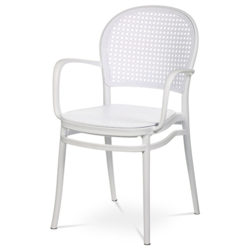 Jídelní židle Autronic bílá Plast CT-746 WT Autronic