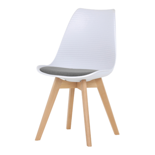 Jídelní židle Autronic bílá Plast CT-X7056 GREY Autronic