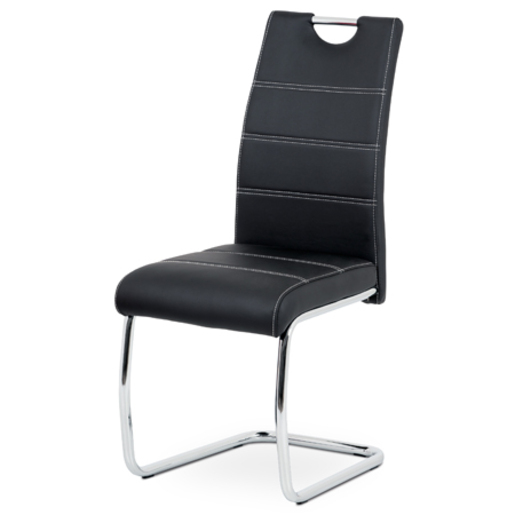 Jídelní židle Autronic černá Ekokůže HC-481 BK Autronic