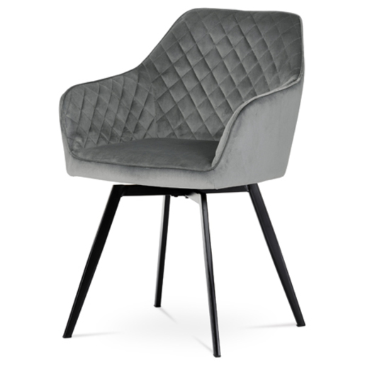 Jídelní židle Autronic šedá Látka DCH-425 GREY4 Autronic