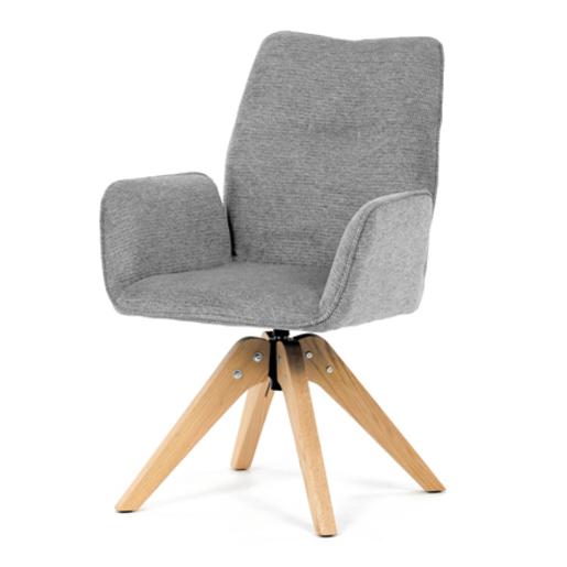 Jídelní židle Autronic šedá Látka DCH-C2148 SIL2 Autronic
