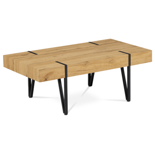Konferenční stolek Autronic 110x42 cm černý MDF AHG-233 OAK Autronic
