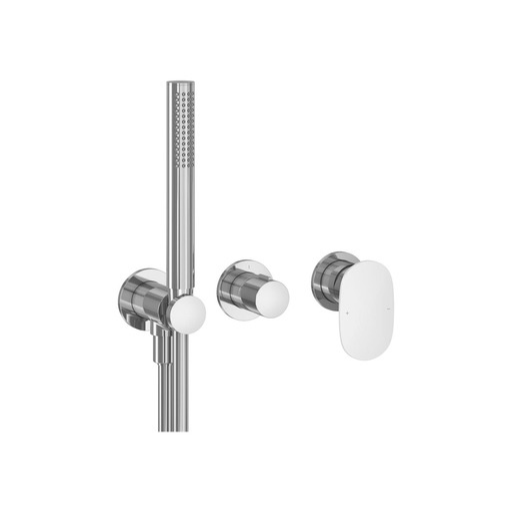 Ravak Spring sprchová a vanová baterie včetně podomítkového tělesa chrom X070534 Ravak