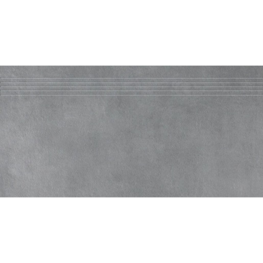 Schodovka Rako Extra tmavě šedá 30x60 cm reliéfní DCPSR724.1 Rako