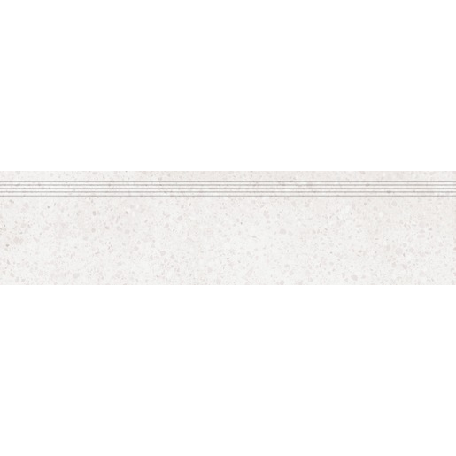 Schodovka Rako Porfido bílá 30x120 cm mat / lesk DCPVD810.1 Rako