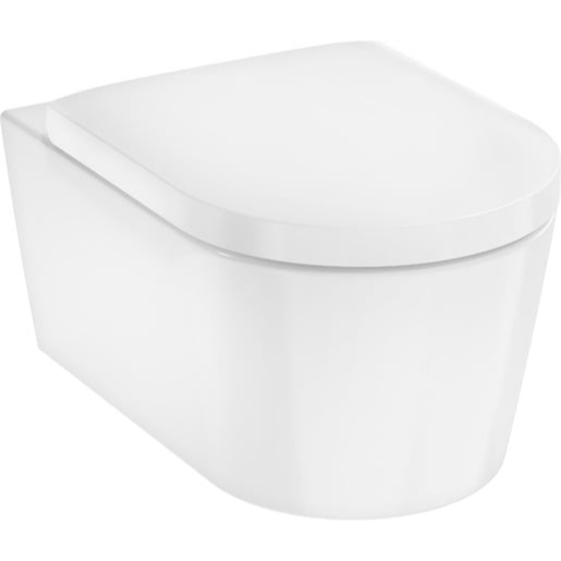 Hansgrohe EluPura S wc s prkénkem softclose závěsné zadní odpad 62 055 450 Hansgrohe
