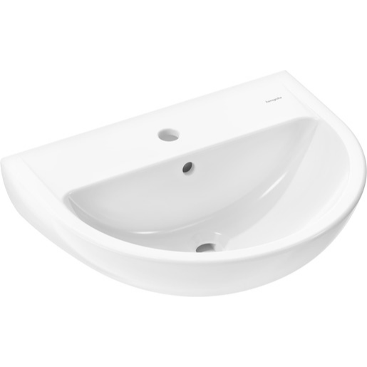 Hansgrohe GladeLake S umyvadlo 55x45 cm otvor pro baterii uprostřed 60 101 450 Hansgrohe