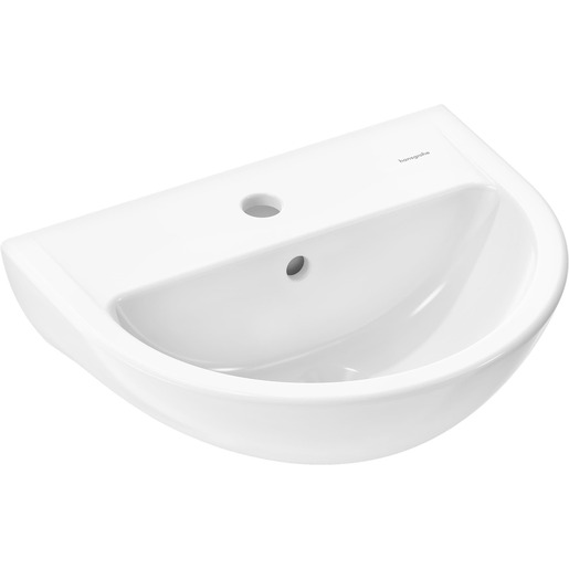 Hansgrohe GladeLake S umývátko 45x37 cm otvor pro baterii uprostřed 60 100 450 Hansgrohe