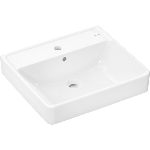 Hansgrohe Xanuia Q umyvadlo 55x48 cm otvor pro baterii uprostřed 60 238 450 Hansgrohe