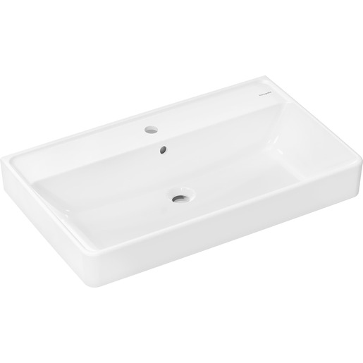 Hansgrohe Xanuia Q umyvadlo 80x48 cm otvor pro baterii uprostřed 60 250 450 Hansgrohe