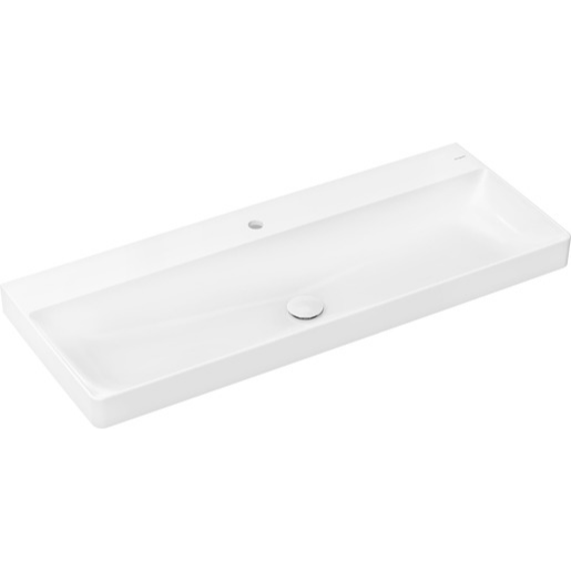 Hansgrohe Xelu Q umyvadlo 120x48 cm otvor pro baterii uprostřed 61 108 450 Hansgrohe