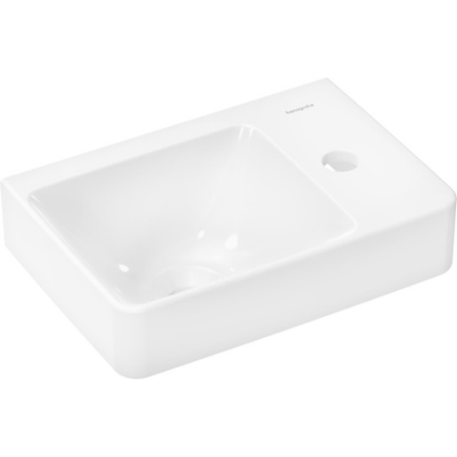 Hansgrohe Xelu Q umývátko 36x25 cm otvor pro baterii vpravo 60 314 450 Hansgrohe