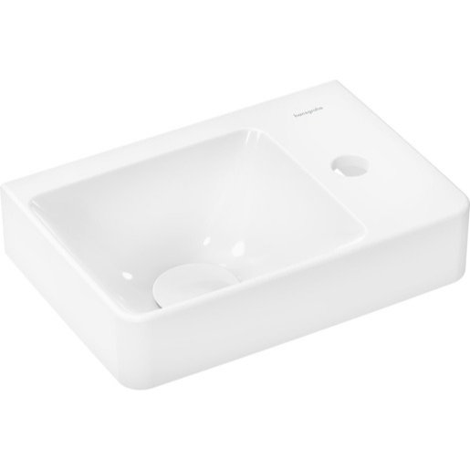 Hansgrohe Xelu Q umývátko 36x25 cm otvor pro baterii vpravo 61 084 450 Hansgrohe