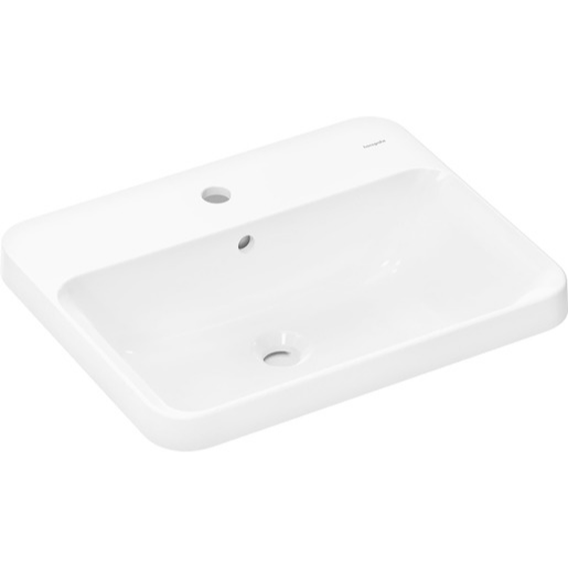 Hansgrohe Xuniva Q zápustné umyvadlo 55x40 cm otvor pro baterii uprostřed 61 068 450 Hansgrohe