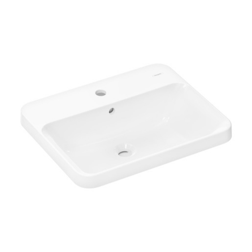 Hansgrohe Xuniva Q zápustné umyvadlo 55x45 cm otvor pro baterii uprostřed 60 162 450 Hansgrohe