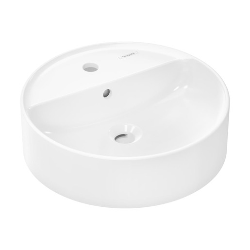 Hansgrohe Xuniva S umyvadlo na desku 45x45 cm otvor pro baterii uprostřed 60 169 450 Hansgrohe