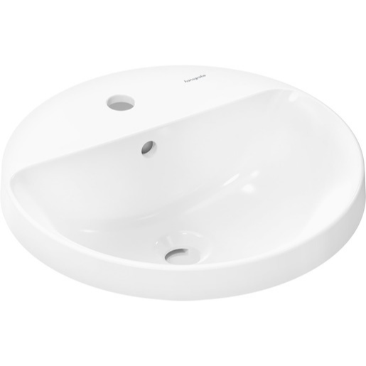 Hansgrohe Xuniva S zápustné umyvadlo 45x45 cm otvor pro baterii uprostřed 61 056 450 Hansgrohe